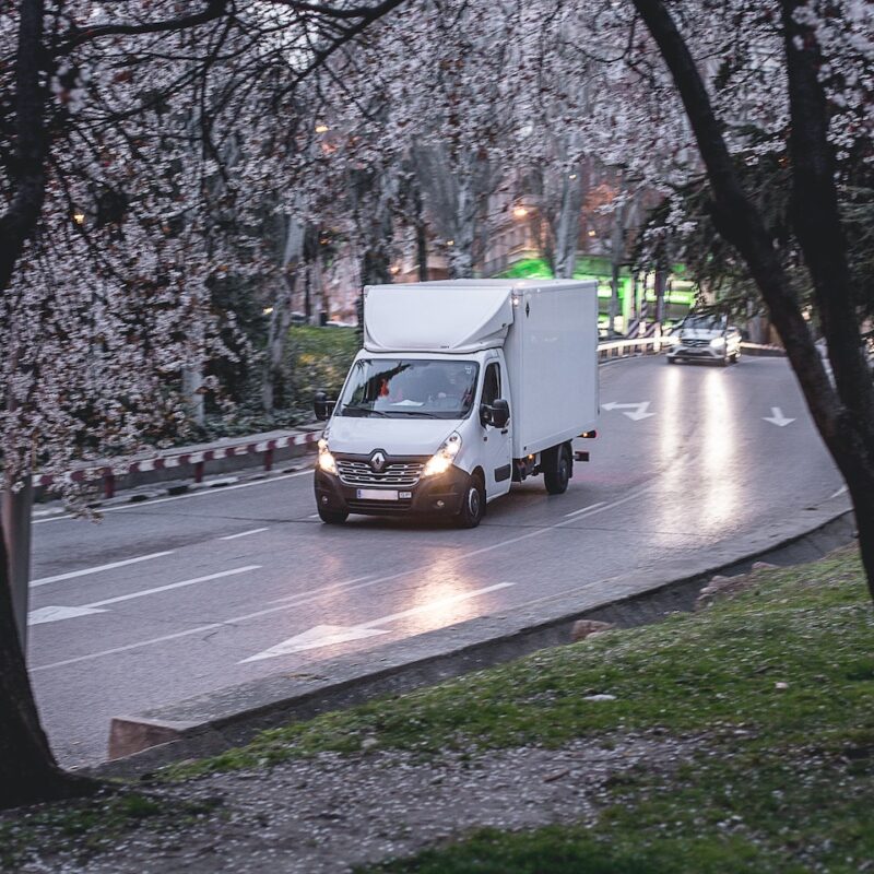Image of a van on a road